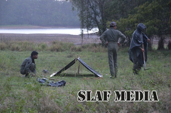 The aircrew water
survival and jungle survival training programme No 10-15 commenced on 29
Sep 15 at SLAF Station Ampara.